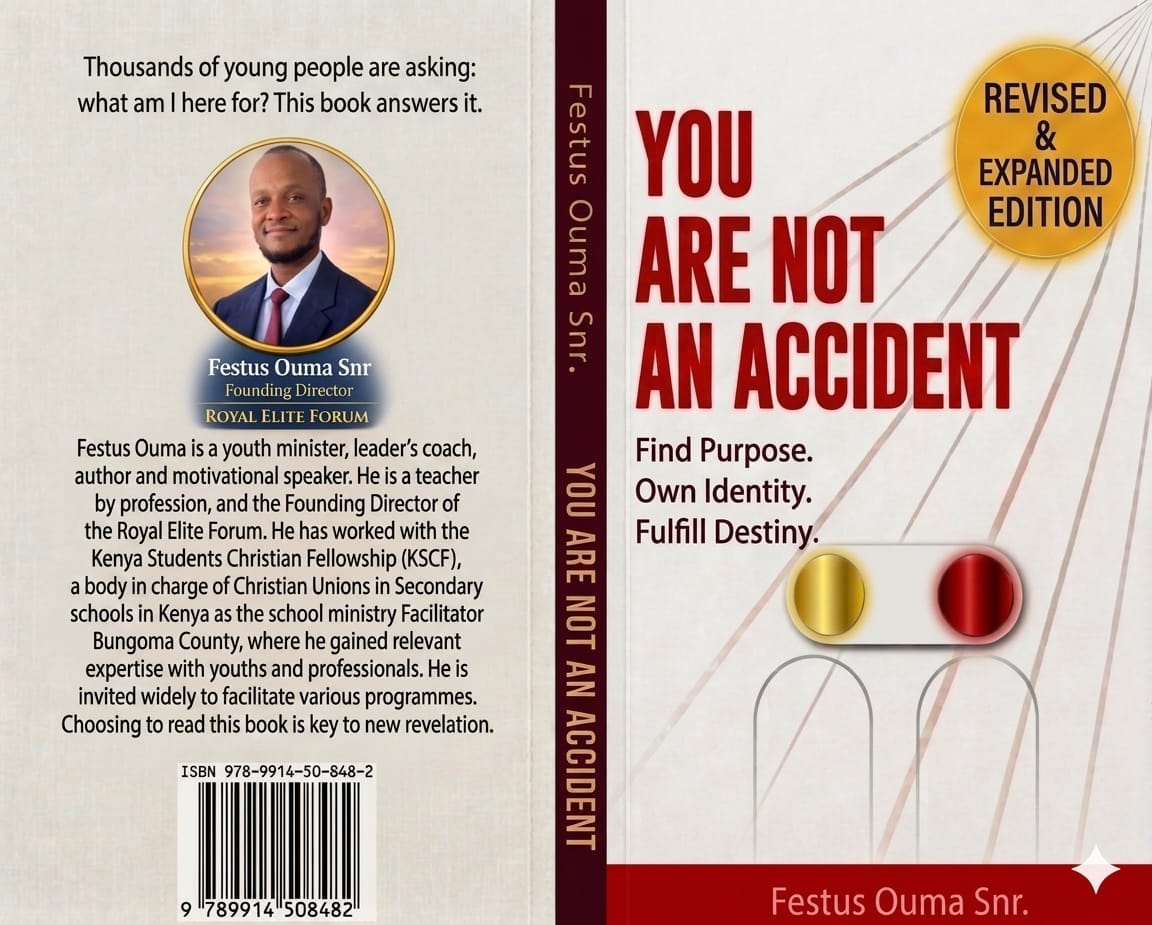 Cover of You are Not an Accident by Dr. Festus Ouma Snr